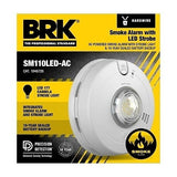 BRK  SM110LED-AC Hardwired Smoke Alarm with Built-in LED Strobe Light