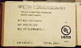 APCOM 100109475 1 Element 3000W 208V Light Duty Conversion Kit