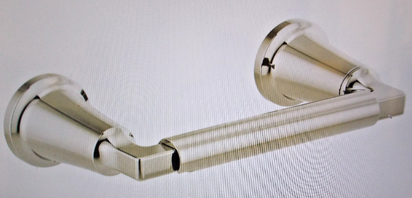 Delta 74855-PN  Bowery Wall Mounted Toilet Paper Holder ,  Polished Nickel