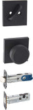 Schlage Custom FC59BWE622COL Bowery Interior Trim , Matte Black
