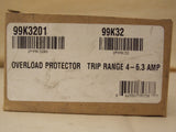 Schneider Electric Lennox 99K32 99K3201 Motor Overload Protector Range 4-6.3 AMP