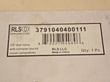 RLS 3791040400111   1/4" Ball Valve with Schrader Press Refrigeration Fitting
