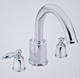 Moen T6988 Castleby Two-handle High Arc Roman Tub Filler Faucet , Chrome