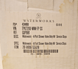 Waterworks 26-14896-55828 4-Port Shower Rough-In Valve with Service Stops