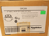 Appleton GRC200 2" MALL Iron GR Conduit Outlet Box