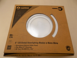 Lithonia Lighting 6" LED Gimbal Down Light Module LED 4000K 90 CRI, Matte White