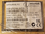 Invertek OptiDrive ODP-2-42100-3HF4N-TN Variable Frequency Drive, 30A 7.5kW 10HP
