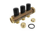Uponor A2663233 TruFLOW Jr. Modular Manifold with Isolation Valves 3 Loop