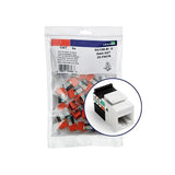 Leviton 5G108-BW5 Gigamax Cat 5e UTP Quickport Jack , White (25-pack)