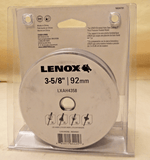 Lenox LXAH4358 3-5/8 in. Carbide Tip Hole Saw