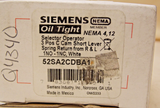 Siemens 52Sa2cdba1 Non-Illum Selector Switch 30Mm 600Vac 3 Position