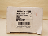 Siemens 52PM8A3A Command/Class 52 Non-Illuminated Round Pushbutton