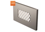 Sea Gull Lighting 93409S-849 Tracery Horizontal LED Step Light , Satin Nickel