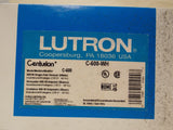 Lutron C-600-WH Centurion 600 Watt Incandescent Rotary Dimmer-Push Switch