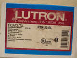Lutron NTR-20-BL Nova Duplex 20A Receptacle 125V/20A - Black