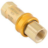 T&S AG-5C Gas Appliance Connector Quick Disconnect 1/2" NPT Female Threads