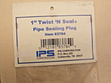 IPS Test-Tite 83784 Twist 'N Seal 1" Pipe Sealing Plug