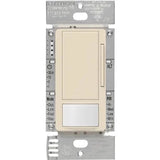 Lutron MS-Z101-LA Maestro Occupancy/Vacancy Dimmer Sensor Switch - Light Almond