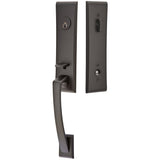 EMTEK 4815HLORHUS19 Single Cylinder Apollo Handleset Helios RH Lever, Flat Black