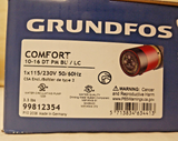 Grundfos 99812354 Comfort Compact Hot-Water Recirculation Pump w Digital timer