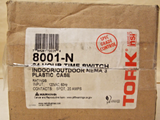 TORK 8001-N 24-Hour Cycle Mechanical Time Switch 20A 120V SPDT indoor/Outdoor