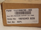 Sterling HVAC 11J11R06780-008 Pressure Switch 1.10" (Pink)