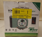 Taco 0018E-SU Circulating Pump, Union Stainless VARI-SPEED 1/25HP 115V