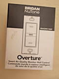 Broan NuTone BIAQWC100P Overture Smart Air Quality Monitor Wall Mount - White