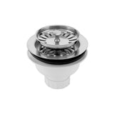 JACLO 2807-PEW Adjustable Lutz Sink Strainer for Kitchen Sinks In Pewter