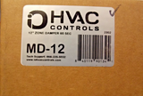 iO HVAC Controls MD-12 12" Round Motorized Zone Damper