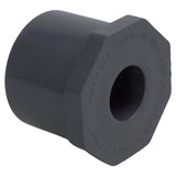 Charlotte 08107 2400 PVC Reducer Bushing 1-1/2 Spigot x 1/2 Slip (Box of 20)