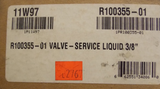 Lennox 11W97 R100355-01 Liquid Line Service Valve 3/8 in.