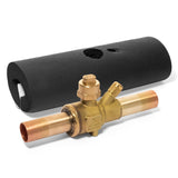 Mueller A 19104U Refrigeration Ball Valve 5/8" Press x Press and Insulation