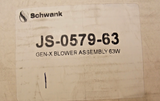 JS-0579-63 Schwank 63w Blower Assembly For 225-250 Supertube