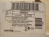 Leviton 460B5W Flange Mount Watertight Pin And Sleeve Inlet 600 VAC 60A  4 Wires