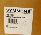 Symmons 6700-TRM Identity Shower Valve Trim ONLY , Polished Chrome