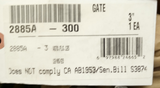 Milwaukee Valve 2885A-300, 3 in. Cast Iron Flanged Gate Valve