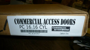 NTL1616 16 » x 16 » White Locking Steel Access Panel w/key acier de calibre 16