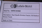 Lasalle Bristol Metal High Rise Kitchen Faucet Huile Rutalon Bronze 26850110ORB