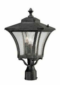 La aclamación 6027ST de la Toscana Colección De 3 Poste de Luz de Montaje al aire libre de la lámpara de Piedra