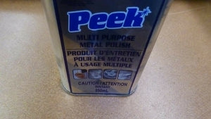 Discount clearance closeout open box and discontinued Rental HQ | Peek Multi-Purpose Liquid All Metal Polish- 250ml Can