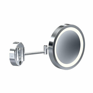 Baci by Remcraft M2C - 3X Junior double arm wall mirror - Polished Brass