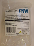 FNW FNWCSG2Z783 Bouchon de tête HEX de grade 2 plaqué zinc 7/8 "-9" x 3 "- paquet de 2
