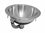 Just UCIFADA16 With Overflow Single Bowl Undermount Sink, Stainless Steel