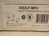 Delta 3533LF-MPU Kayra Robinet de salle de bain répandue avec drain pop-up, chrome
