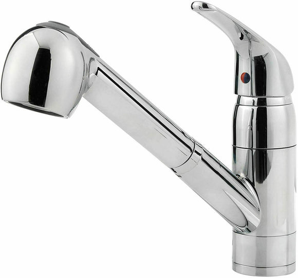 Pfister G133-10CC Pfirst Pull-Out Kitchen Faucet, Polished Chrome
