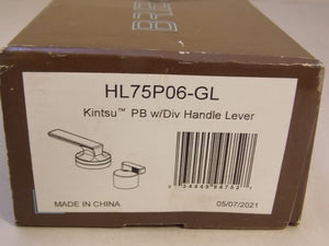 BRIZO HL75P06 GL Balance de presión Kintsu con kit de manejo de la palanca del divisor, oro