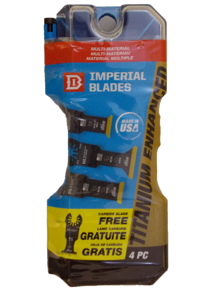 Imperial Blades (4 Pack) , IBOATV-3, One Fit  Wood With Nails Storm Blade