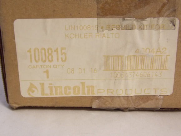 Kit de reconstrucción de productos Lincoln 100815 para inodoro Kohler Rialto