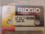 Ridgid 52192 Bisel Die Set para tubería de 1/2 "a 3/4" 37 1/2 grados